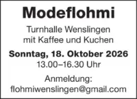 Inserat: Modeflohmi