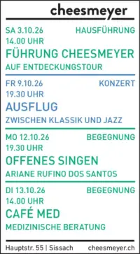 Inserat: Offenes Singen