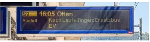 Am Mittwochnachmittag fiel die S9 erneut aus.