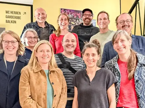 Vertreterinnen und Vertreter der Grünen Region Gelterkinden liessen den Abend im «Marabu» ausklingen.